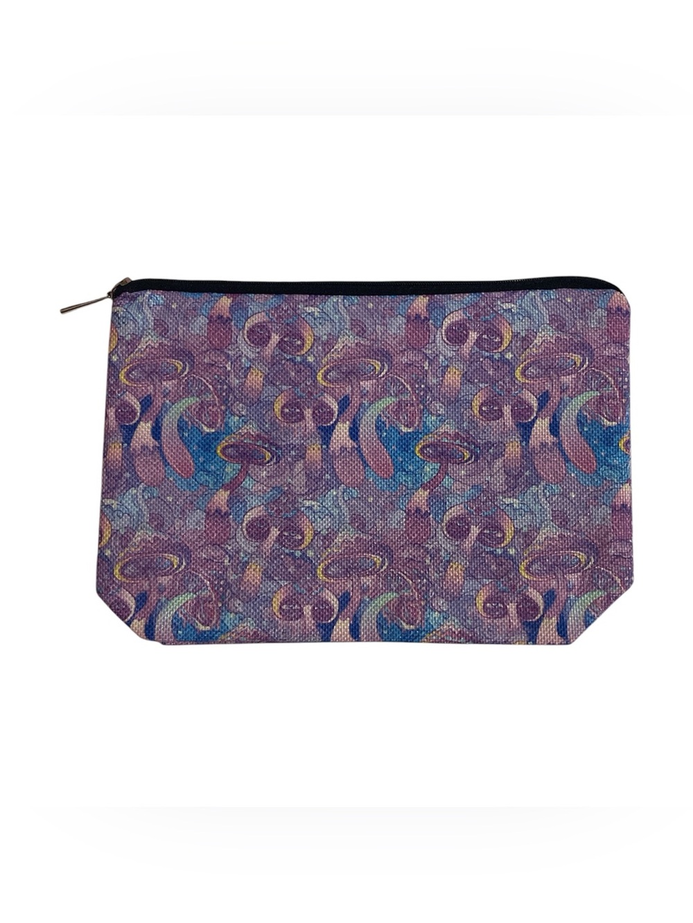 Purple Mushrooms Design Cosmetic Bag - Picture 2 of 6